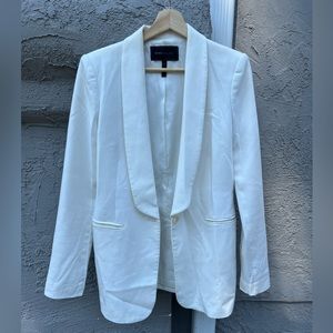 BCBG white blazer